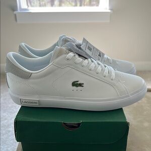 Mens Lacoste Powercourt sneakers size9.5 Brand New with box and tags!